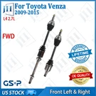 Oe Front Pair Left Right Cv Axle Shaft Set For 2009-15 Toyota Venza L4 2.7L Fwd. Fixed Price $276.34.