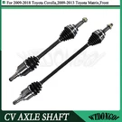 Pair Front Cv Axle Shafts Assembly For 2009-2018 Toyota Corolla Matrix 1.8L. Fixed Price $149.99.