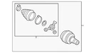 Genuine Audi Cv Joint Kit 3Q0-498-104-A. Fixed Price $505.02.