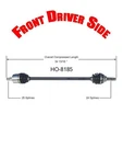 Brand New Front Driver Side Cv Shaft For Honda Prelude 1.8L 1981-1982. Fixed Price $136.00.