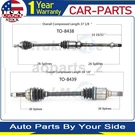 Front Trakmotive Cv Axle Joint Shaft For Toyota Yaris Ia 2018 2017. Fixed Price $306.41.