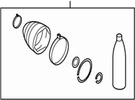 Mitsubishi Boot Kit, Fr Axle Joint, Lh 3817A194, New Genuine Oem Part. Fixed Price $101.23.