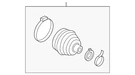 Genuine Mitsubishi Outer Boot 3817A209. Fixed Price $88.90.