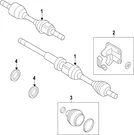 Genuine Volvo Cv Joint Boot Kit 32324241. Fixed Price $101.03.