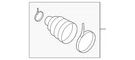 Genuine Nissan Inner Boot C9G41-6SB1A. Fixed Price $80.59.