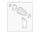 Genuine Audi Inner Boot 5Q0-498-201-F. Fixed Price $61.63.