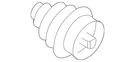 Genuine Volkswagen Outer Boot 1J0-498-203-B. Fixed Price $125.99.