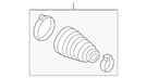 Genuine Volkswagen Inner Boot 3QF-498-201-A. Fixed Price $35.42.