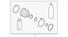 Genuine Mitsubishi Outer Boot 3817A169. Fixed Price $97.16.