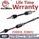 Pack (2) Front Cv Axle Shaft Assembly For (2004-2006) Lexus ES330 RX330 3.3L V6. Fixed Price $139.99.