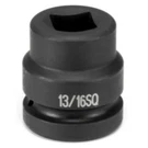 Grey Pneumatic 4313S 1" Drive Point Square Impact Socket - 13/16". Fixed Price $41.47.