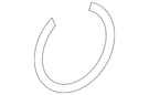 Genuine Mercedes-benz Axle Assembly Snap Ring 000-994-42-01. Fixed Price $5.40.