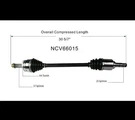 Front Axle Shaft Assembly NCV66015 Fits Left Or Right Like New. Fixed Price $55.24.