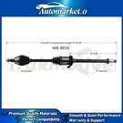For Mercedes-benz B200 2006-2011 Front Right Cv Axle Shaft Trakmotive. Fixed Price $321.38.