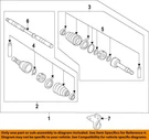 Nissan Oem 09-14 Maxima Front Suspension Drive Axles-outer Boot C9241JA10K. Fixed Price $105.97.