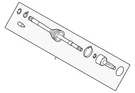 Genuine Subaru Outer Joint Assembly 28391AN010. Fixed Price $344.42.