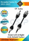 Gsp Oem Front Cv Axles For 2021-2022 Hyundai Santa 1.6L Lifetime Warranty. Fixed Price $302.91.