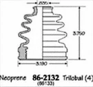 Inner Boot Kit Empi 86-2132D. Fixed Price $24.43.
