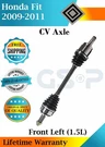 Gsp Oem Front Left Cv Axle For 2009-2011 Honda Fit 1.5L Lifetime Warranty. Fixed Price $132.59.