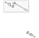 Genuine Ford Drive Axle Shaft FC3Z-3219-B. Fixed Price $424.58.