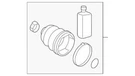 Genuine Kia Inner Boot 49595-A64A0. Fixed Price $60.74.