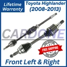 Cardone Oem Front Cv Axles For 2008-2013 Toyota Highlander, Lifetime Warranty.. Fixed Price $317.99.
