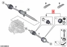 Genuine Mini R60 R61 Front Axle Outer Cv Joint Boot Repair Kit Oem 31609806558. Fixed Price $165.27.