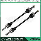 2X Rear Lh & Rh Set Cv Axle Assembly For 1995-1997 1999-2005 Mazda Miata L4 1.8L. Fixed Price $213.99.