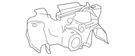 Genuine Mercedes-benz Noise Capsule 172-524-08-25-64. Fixed Price $48.10.