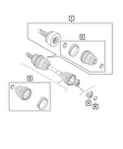 Genuine Mopar Half Shaft Boot Kit 68189928AA. Fixed Price $50.04.