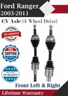New Oe Front Cv Axle 2003-2011 Ford Ranger 4WD Lifetime Warranty. Fixed Price $219.98.