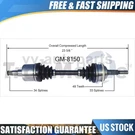 Trakmotive Front Left Cv Axle Shaft 1PCS For 1998-2005 Chevrolet Cavalier. Fixed Price $128.69.