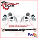 2020-2022 Jeep Gladiator 2X Driveshaft Cv-joint's 8 Bolt (front And Rear). Fixed Price $288.00.