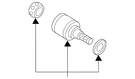 Genuine Nissan Inner Joint 39711-5ZW0A. Fixed Price $330.31.