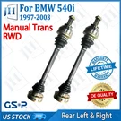 Oe Rear Pair Cv Axle Shaft Set For 1997-2003 Bmw 540I V8 4.4L Rwd Manual Trans. Fixed Price $267.79.
