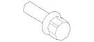 Genuine Bmw Axle Assembly Bolt 33-21-7-571-990. Fixed Price $17.46.
