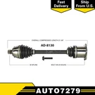 Front Passenger Side Cv Axle Shaft Joint Surtrack For Audi A6 UU27 2006 2007. Fixed Price $184.51.