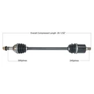 Tytaneum Rear Left Right Cv Axle 813-0360. Fixed Price $100.55.