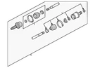 Genuine Honda Axle Assembly 42310-TP7-A01. Fixed Price $225.16.