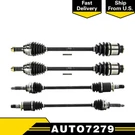 Front Rear Cv Axle Shaft Joint Surtrack For Subaru Legacy UU27 1995 1996 1997. Fixed Price $354.89.