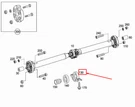 Mercedes-benz Slk R172 Propshaft Centre Bearing A2304100181. Fixed Price $82.74.