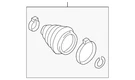 Genuine Volkswagen Outer Boot 5QM-498-203-E. Fixed Price $53.34.