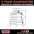 Fits Mazda Cv Joint Boot Set Front Outer Borg & Beck. Fixed Price $20.54.