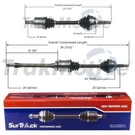 Surtrack Cv Axle Shaft Kit - Front Driver And Passenger Side For Volvo S40 V40. Fixed Price $196.95.