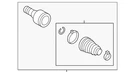 Genuine Volkswagen Inner Joint Assembly 3Q0-498-104-B. Fixed Price $480.98.