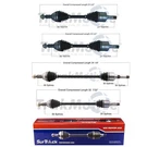 Surtrack Set Of Front & Rear Cv Axle Shafts Kit For Cadillac Srx 2.8L 2010-2011. Fixed Price $425.95.