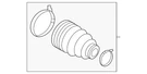 Genuine Nissan Inner Boot C9741-7JA0A. Fixed Price $68.36.