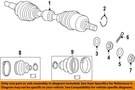 Chrysler Oem 13-17 Compass Front Suspension Drive Axles-axle Assy 5105649AF. Fixed Price $622.20.
