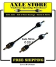 New Cv Axles Fit 1988 - 1991 Honda Civic, Crx With 26 Splines Outer Joints. Fixed Price $144.00.