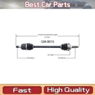 Front Driver Left Cv Axle Shaft GM-8015 For Chevy Geo Metro 1.0L 95-00 Ls. Fixed Price $112.27.